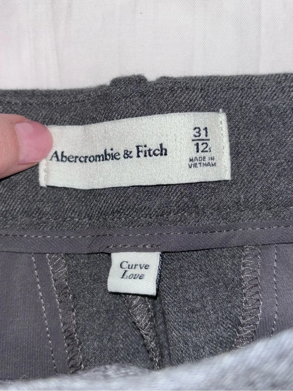 A&F Curve Love Wide Leg Dress Pants - Picture 8 of 15